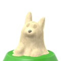 Figure of an "Animal Sand Sculpture", which resembles Awoofy