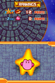 Kirby losing in the Smash Ride sub-game