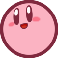 Artwork of Kirby Ball from Kirby: Canvas Curse